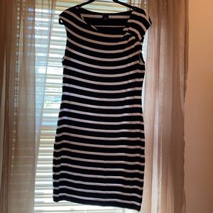 New Directions black/white knit dress size 14